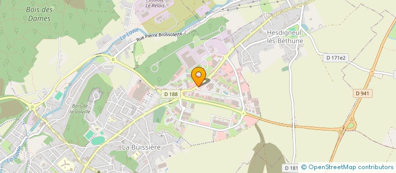 localisation de l'entreprise FM DISTRIBUTION à BRUAY-LA-BUISSIERE
