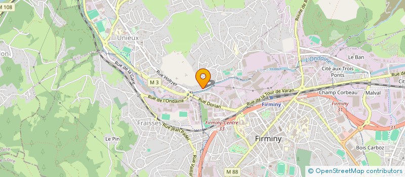 localisation de l'entreprise FM ET BONBONIA à UNIEUX