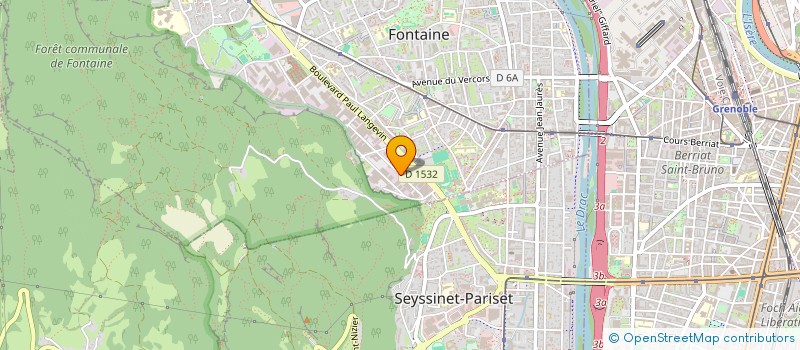 localisation de l'entreprise FM ET CL  FONTAINE