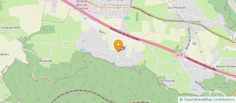 localisation de l'entreprise FM EVENEMENTS  SAINT-OUEN-DE-THOUBERVILLE