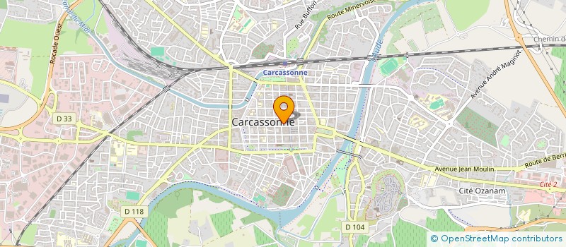 localisation de l'entreprise FM EVENT à CARCASSONNE