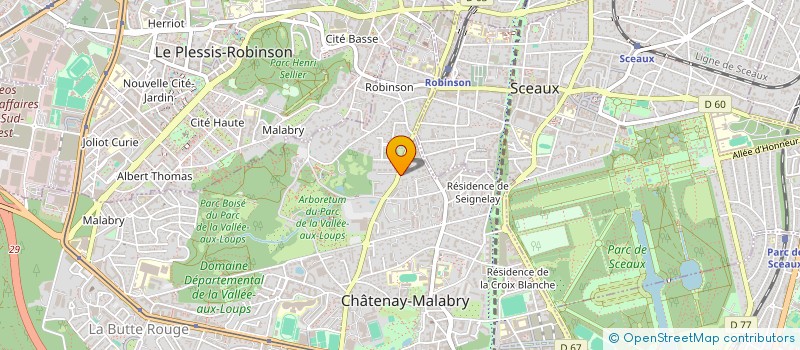 localisation de l'entreprise FM FACTORY  CHATENAY-MALABRY