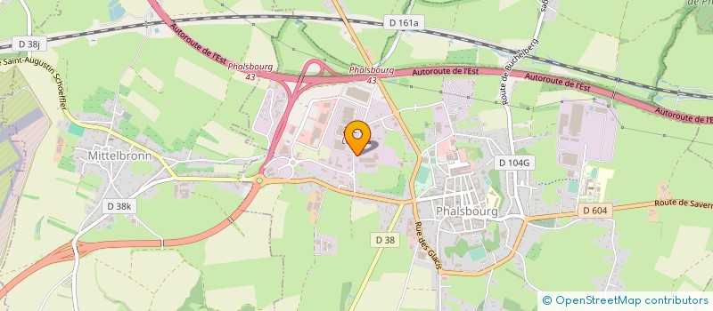 localisation de l'entreprise FM FLANDRES à PHALSBOURG