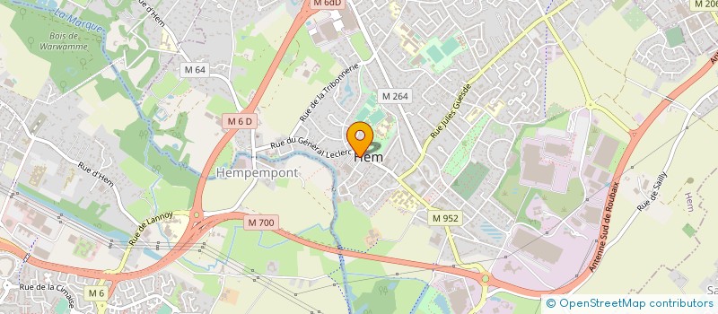 localisation de l'entreprise FM GESTION  HEM