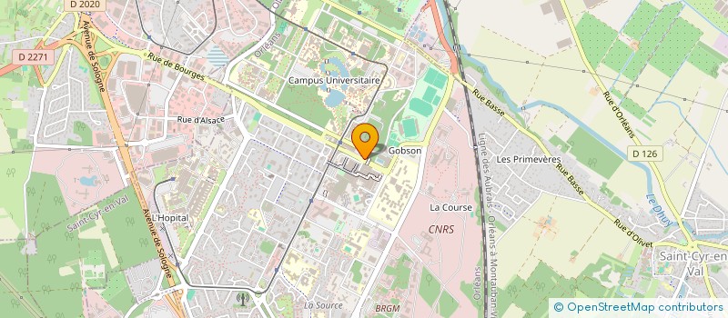 localisation de l'entreprise FM GROUPE à ORLEANS