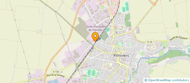 localisation de l'entreprise FM HOLDING à PITHIVIERS