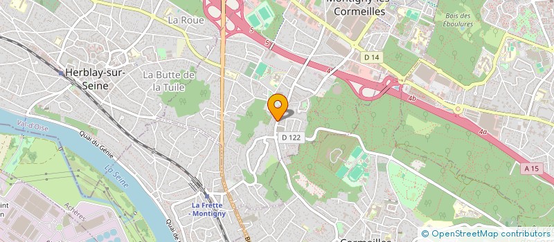 localisation de l'entreprise FM HOLDING  MONTIGNY-LES-CORMEILLES