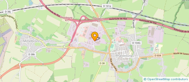 localisation de l'entreprise FM HOLDING CORPORATE à PHALSBOURG