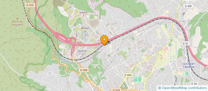 localisation de l'entreprise FM IMMO 2  LA CIOTAT