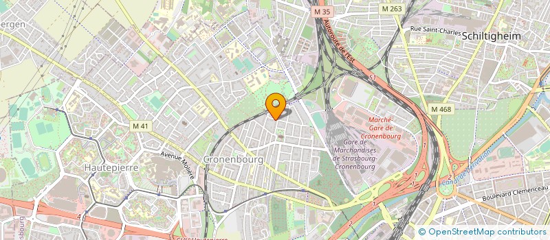 localisation de l'entreprise FM IMMO à STRASBOURG