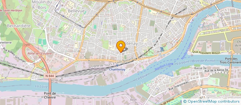localisation de l'entreprise FM IMMO à NANTES