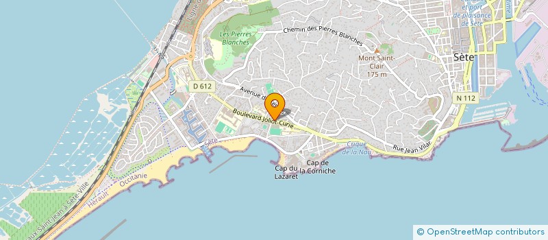 localisation de l'entreprise FM IMMO à SETE