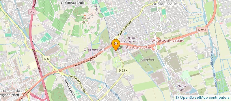 localisation de l'entreprise FM IMMO  VEDENE