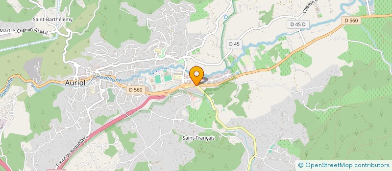 localisation de l'entreprise FM IMMO à AURIOL