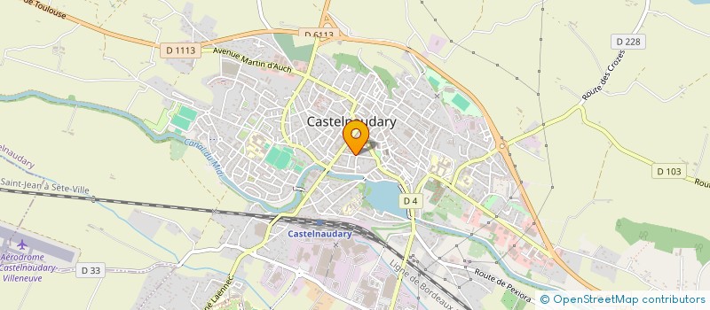 localisation de l'entreprise FM IMMO  CASTELNAUDARY