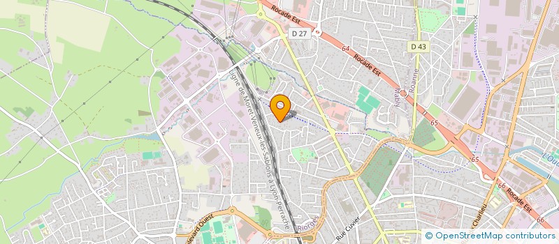 localisation de l'entreprise FM IMMO à RIORGES
