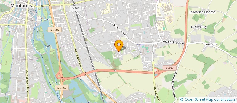 localisation de l'entreprise FM INFORMATIQUE  AMILLY