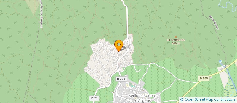 localisation de l'entreprise FM INSTALLATION  SEILLONS SOURCE D'ARGENS