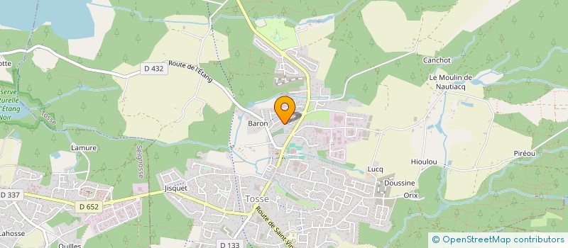 localisation de l'entreprise FM INVEST  TOSSE