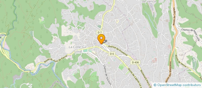 localisation de l'entreprise FM INVEST à LA COLLE-SUR-LOUP