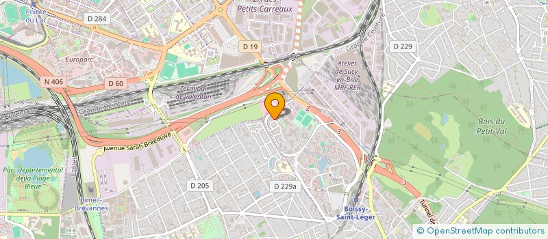 localisation de l'entreprise FM INVEST à BOISSY-SAINT-LEGER