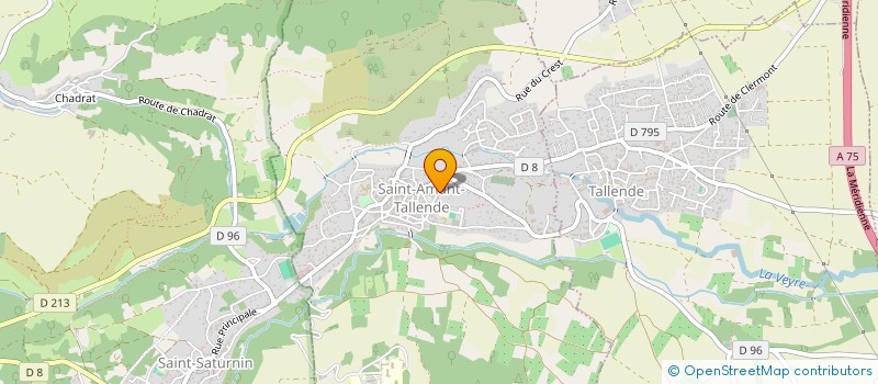 localisation de l'entreprise FM INVEST  SAINT-AMANT-TALLENDE