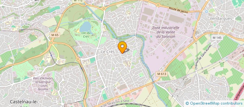 localisation de l'entreprise FM INVEST  LE CRES