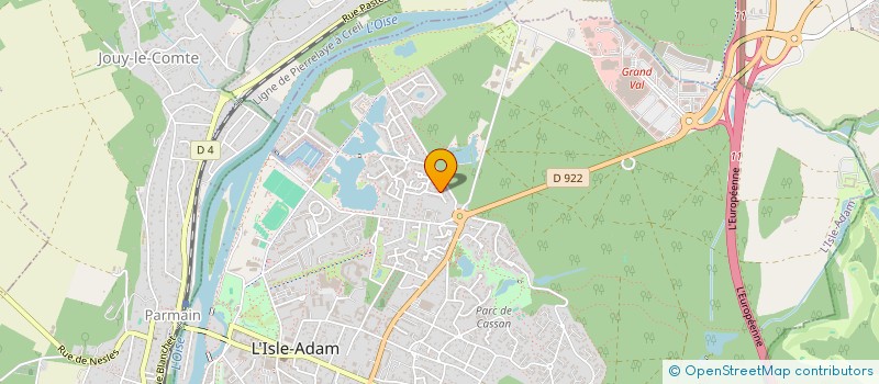 localisation de l'entreprise FM INVEST  L'ISLE-ADAM