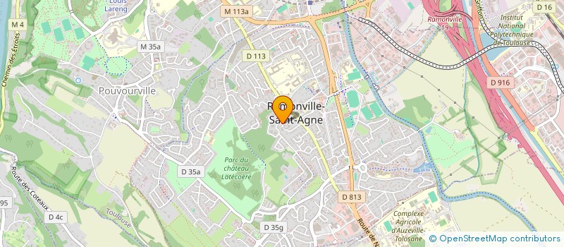 localisation de l'entreprise FM LIGHTHOUSE à RAMONVILLE-SAINT-AGNE