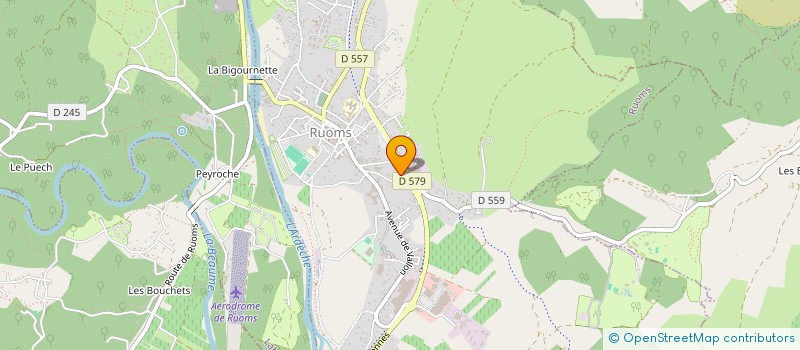 localisation de l'entreprise FM LOISIRS  GROSPIERRES
