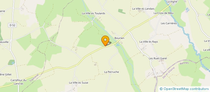 localisation de l'entreprise FM MACONNERIE à LOSCOUET-SUR-MEU