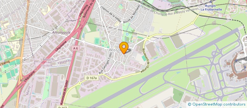 localisation de l'entreprise FM MEDIA SAS à WISSOUS