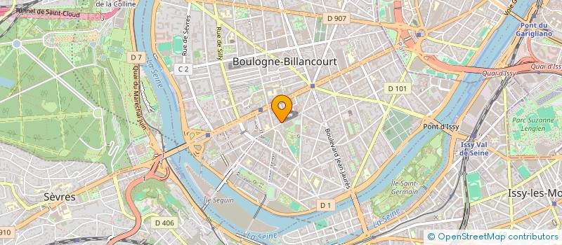 localisation de l'entreprise FM NATURE à BOULOGNE-BILLANCOURT