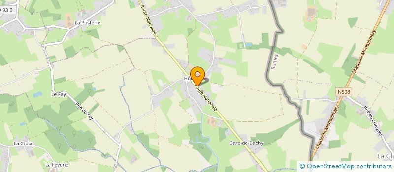 localisation de l'entreprise FM ORIGIN  BACHY