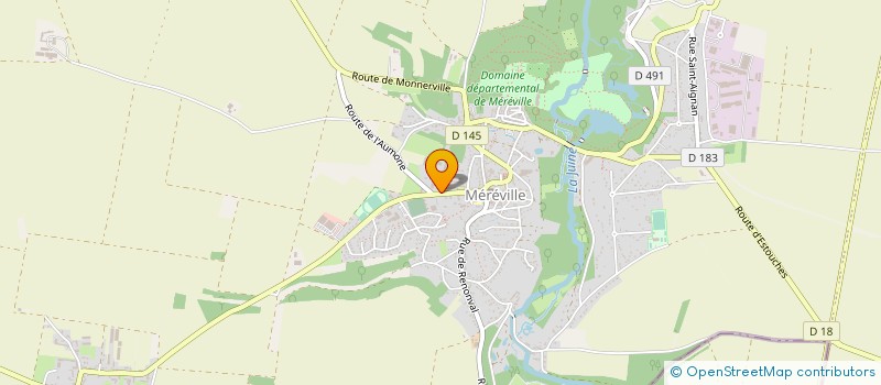 localisation de l'entreprise FM PALETTE  LE MEREVILLOIS