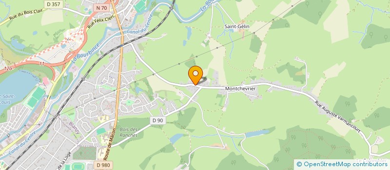 localisation de l'entreprise FM PISCINE  BLANZY