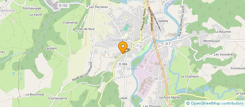 localisation de l'entreprise FM PPI à COURPIERE
