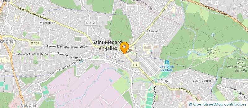 localisation de l'entreprise FM PRO SERVICES à SAINT-MEDARD-EN-JALLES