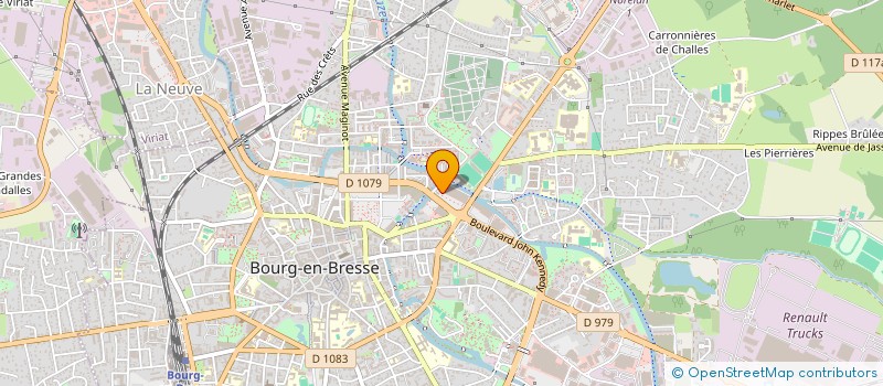 localisation de l'entreprise FM PRODUCTIONS  BOURG-EN-BRESSE