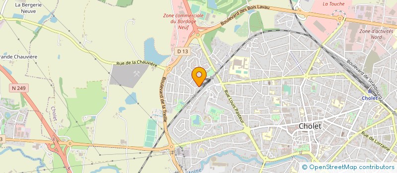 localisation de l'entreprise FM RENOV à CHOLET