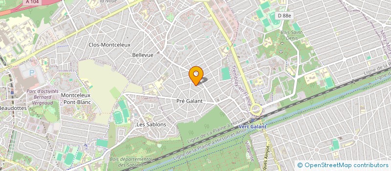 localisation de l'entreprise FM RENOV' à VILLEPINTE
