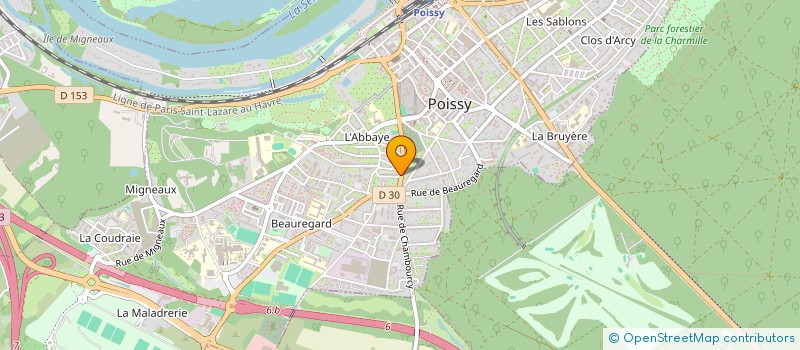localisation de l'entreprise FM RENOVATION à POISSY