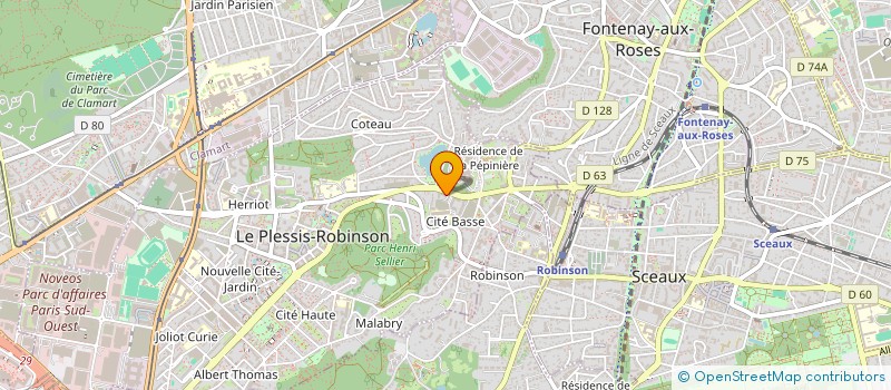 localisation de l'entreprise FM RENOVATION  LE PLESSIS-ROBINSON