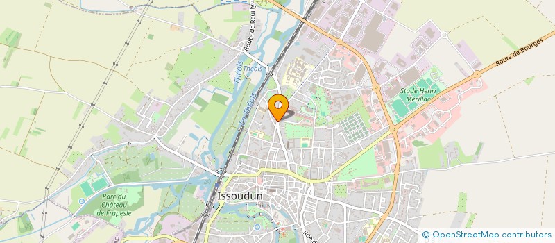 localisation de l'entreprise FM SERVICES à ISSOUDUN