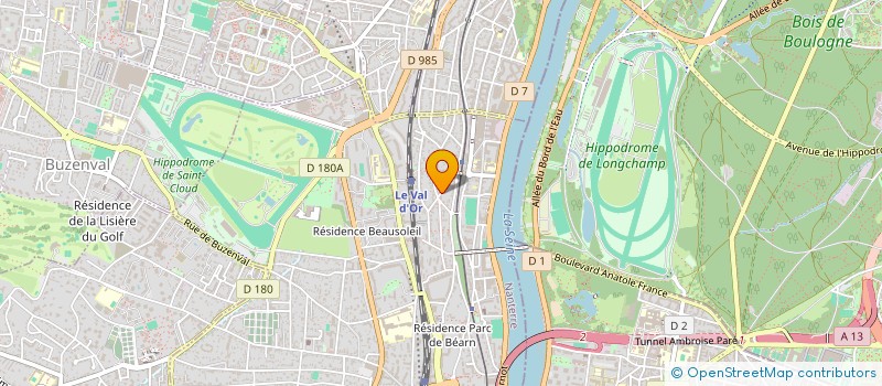 localisation de l'entreprise FM SOLUTIONS à SAINT-CLOUD