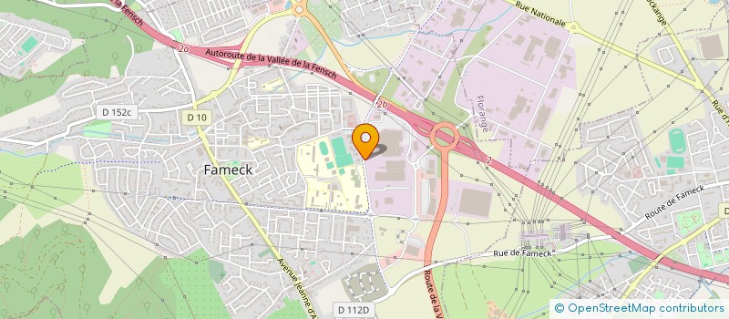 localisation de l'entreprise FM SPORT à FAMECK