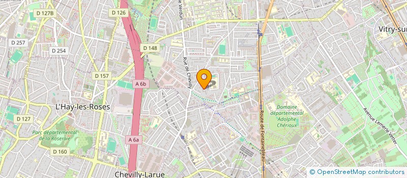 localisation de l'entreprise FM TAXI  VILLEJUIF