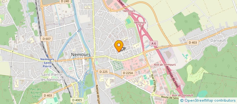 localisation de l'entreprise FM TECHNOLOGIE  NEMOURS