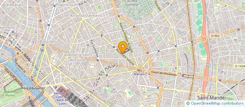 localisation de l'entreprise FM TELECOM  PARIS