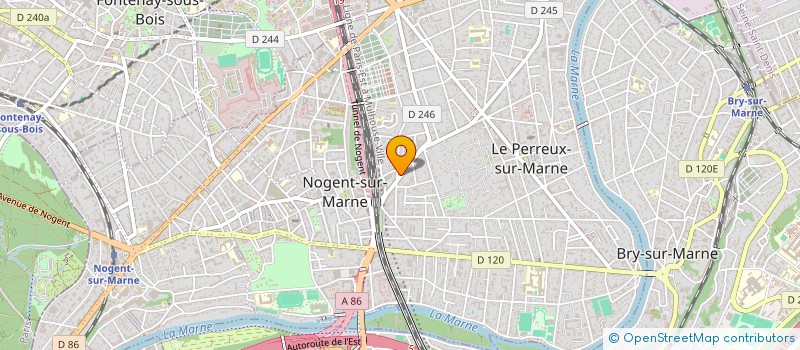 localisation de l'entreprise FM TRANSPORT  LE PERREUX-SUR-MARNE